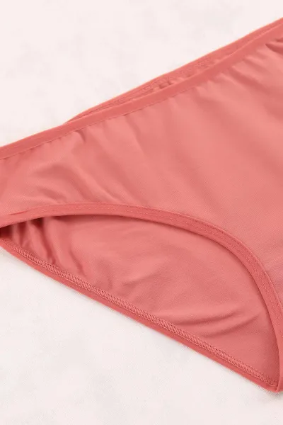 Gül Kurusu CH0850 Pamuklu Kadın Bikini Külot 397369