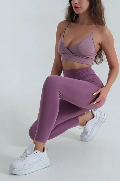 Gül Kurusu Destekli İp Askılı Kadın Büstiyer 391339