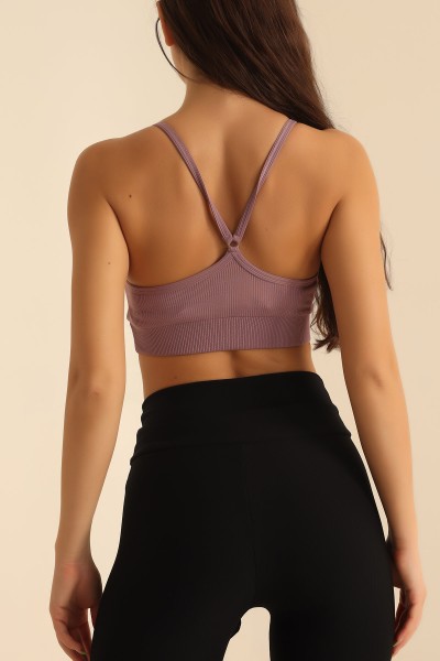 Gül Kurusu İp Askılı Fitlli Fleto Büstiyer 209473