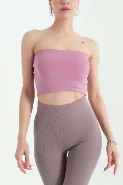 Gül Kurusu Kolsuz Destekli Kadın Büstiyer 373306