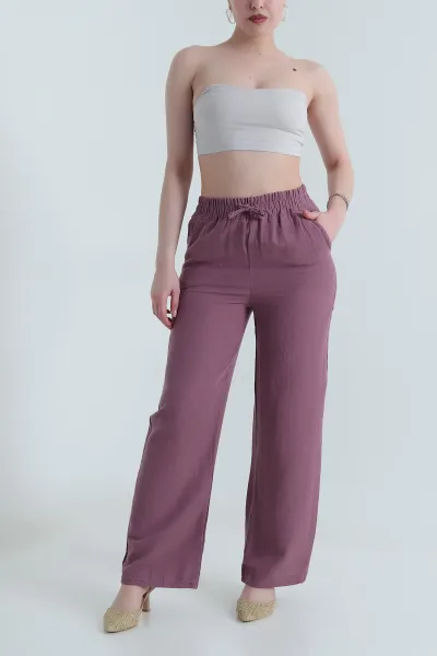 gul-kurusu-muslin-keten-kadin-pantolon-462164