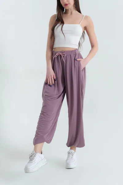 Gül Kurusu Oysho Şalvar Kadın Pantolon 340789