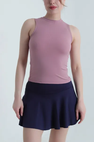 Gül Kurusu Oysho Belize Kolsuz Kadın Bluz 453822