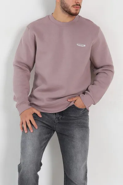 gul-kurusu-relaxed-fit-uc-ip-sardonlu-kabartma-yazi-detay-erkek-sweatshirt-310408