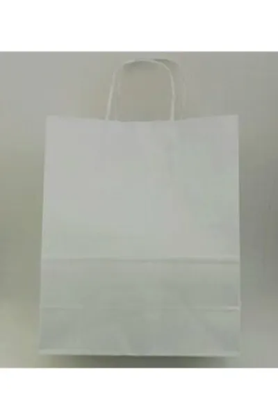 Gümüş 25x12x31 Büküm Saplı Çanta 5'li 301122