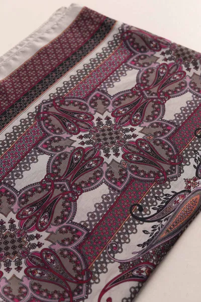 Gümüş 75x190 Desenli İdol Şal 431959