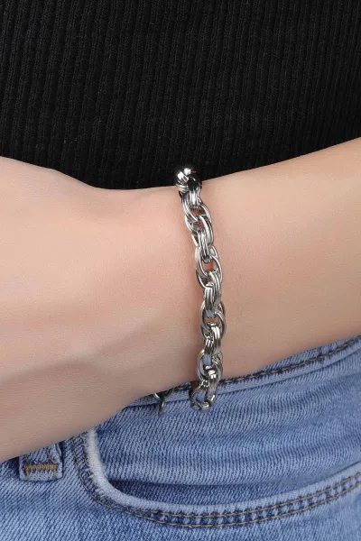 Gümüş Çelik Bileklik 309670