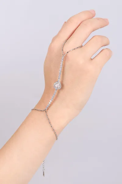 Gümüş Kalp Model Şık Şahmeran 477670