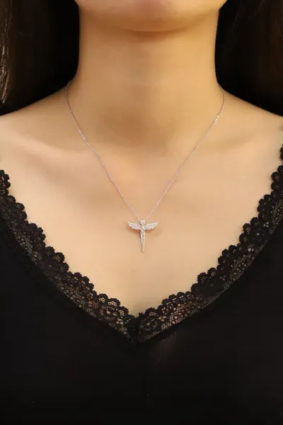 gumus-melek-figurlu-zirkon-tasli-sik-kolye-430243
