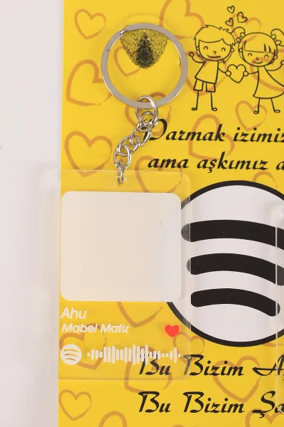 Gümüş Sevgili Parmak Izi Anahtarlık Seti (Ahu-Mabel Matiz) 418974
