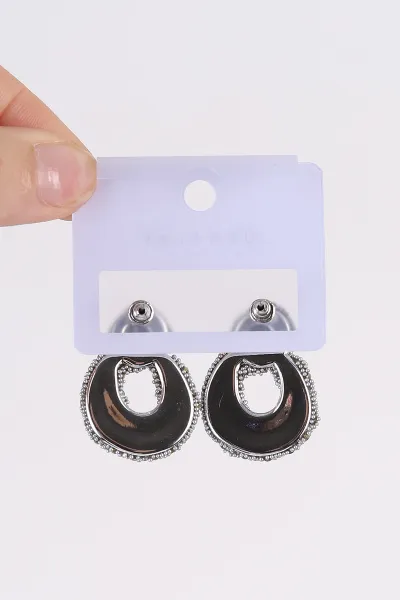 Gümüş Taşlı Küpe 482650