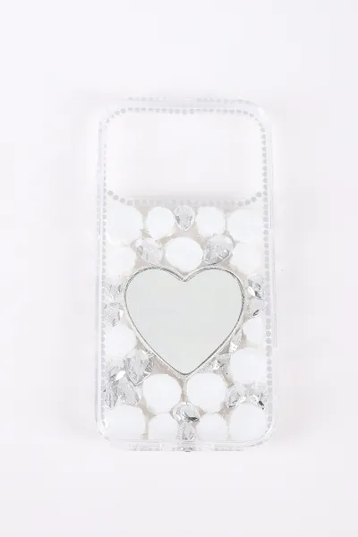 Gümüş TeknoCase İPhone 17 Pro Max Uyumlu Beauty Case Serisi Lens Hediyeli Premium Sert Silikon Telefon Kılıfı 430473
