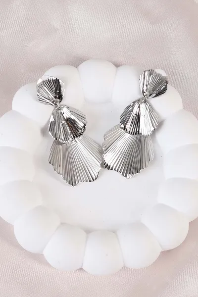 Gümüş Tırtıklı Küpe 486498