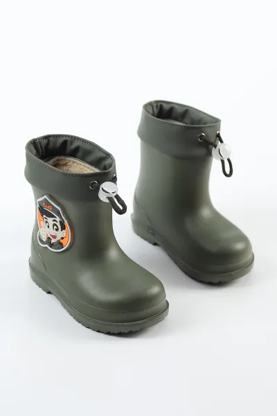 Haki ( 22 - 31 ) Işıklı Lastikli Erkek Çocuk Bot 493774
