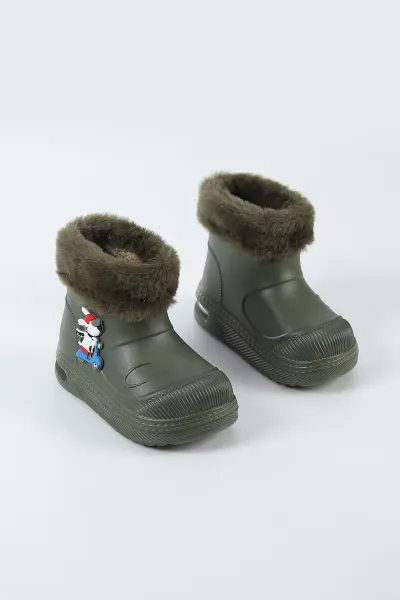 Haki ( 24 - 31 ) Işıklı Erkek Çocuk Bot 499595