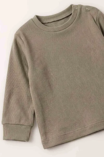 Haki (6-24 Ay)Şapkalı Kaşkorse Erkek Bebek Takım 478469