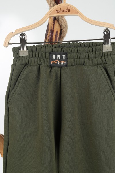 Haki (7-11 Yaş) Ant Boy Baskılı Üç İp Şardonlu Erkek Çocuk Takım 137143
