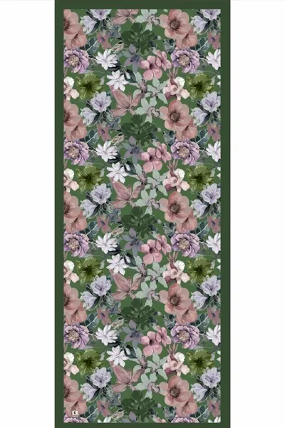 Haki 70x180 Cm Dijital Baskılı Botanik Desen Soft Şal 482154