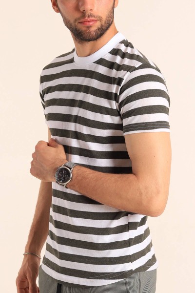haki-beyaz-cizgili-regular-fit-erkek-tisort-188011