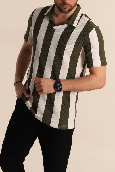 haki-beyaz-regular-fit-cizgili-polo-yaka-erkek-tisort-268619