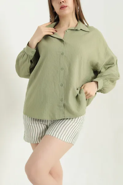haki-cizgili-oversize-keten-gomlek-340411