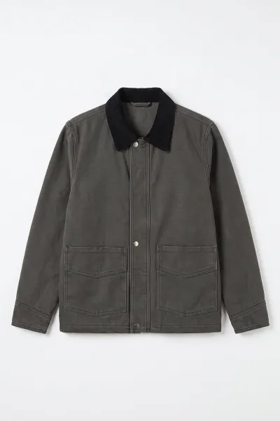 Haki Dolumlu Polo Yakalı Gabardin Kadın Mont 500206
