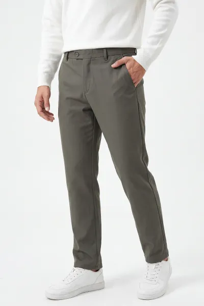 Haki Gabardin Erkek Pantolon 491675