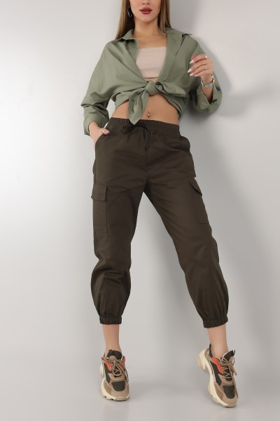 haki-gabardin-jogger-bayan-pantolon-158554