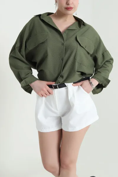 haki-gofre-kumas-kadin-gomlek-tunik-456627