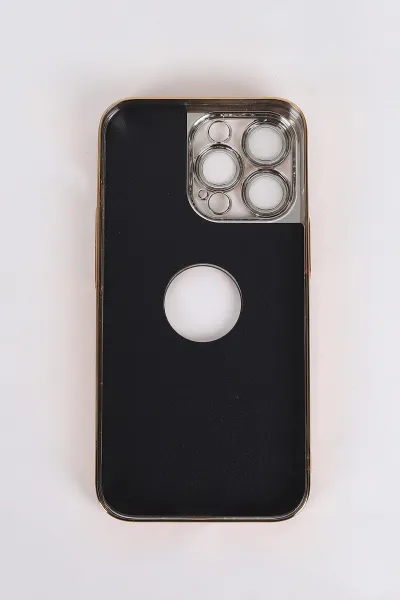 Haki iPhone 13 Pro Uyumlu Delux Serisi Kamera Korumalı Deri Desenli Premium Telefon Kılıfı 348562
