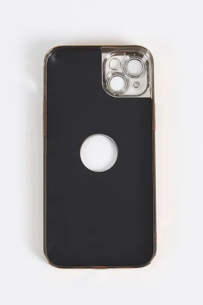 Haki iPhone 14 Plus Uyumlu Delux Serisi Kamera Korumalı Deri Desenli Premium Telefon Kılıfı 348603
