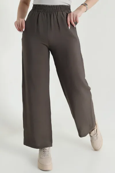 haki-lilyum-cepli-bel-lastikli-kadin-pantolon-442114