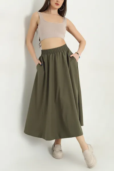 haki-mikro-soft-kumas-beli-lastikli-etek-337909