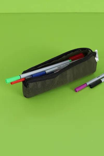 Haki Mini Tek Bölme Sosis Kalemlik 295946