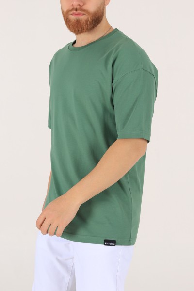 Haki Oversize Erkek Tişört 170988