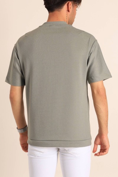 Haki Oversize Erkek Tişört 181808