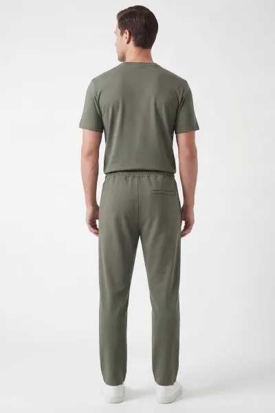Haki Oysho Kumaş Oversize Erkek İkili Takım 443309