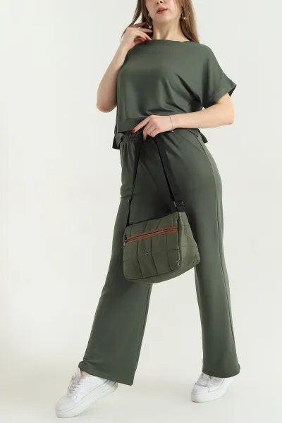 haki-pantolon-bluz-kristal-bayan-ikili-takim-337802