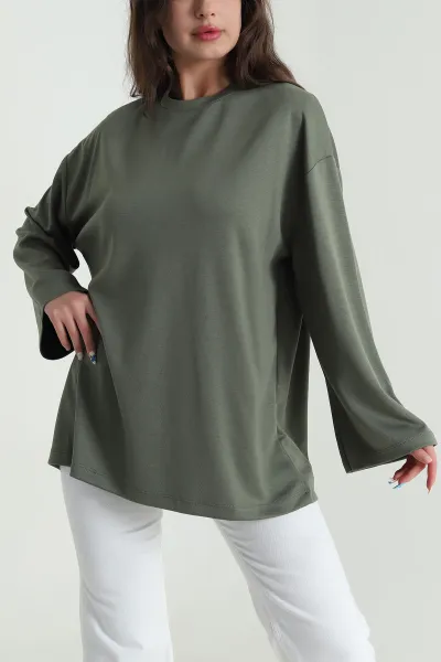 haki-salas-bisiklet-yaka-oysho-kadin-tunik-484724
