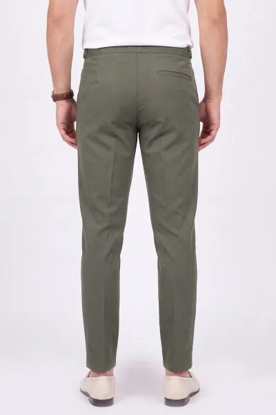 Haki Slim Fit Erkek Kumaş Pantolon 472220