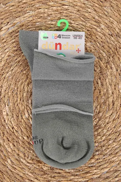 Haki Unisex Dört Mevsim Diyabetik Bambu Konç Çorap (36-40) 477032