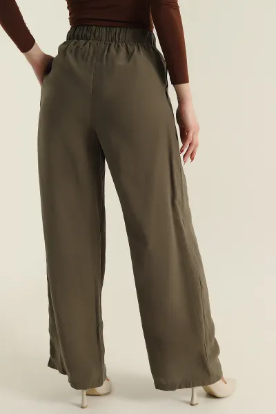 Haki Yeni Sezon Modal Kadın Pantolon 425230