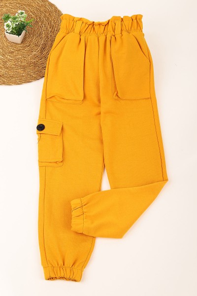 hardal-9-12-yas-yapistirma-cep-modelli-kiz-cocuk-pantolon-150040