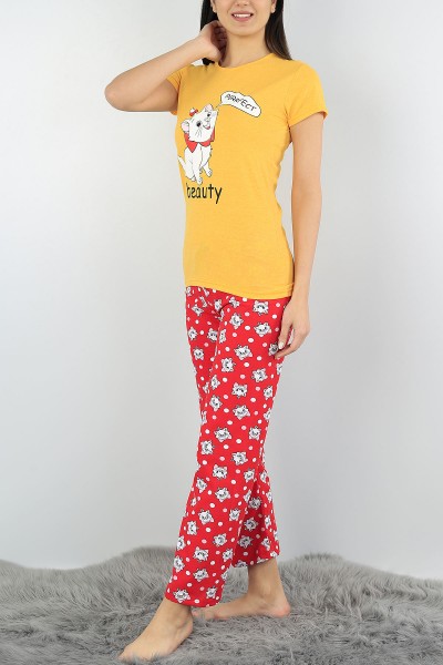 hardal-baskili-bayan-pijama-takimi-54417