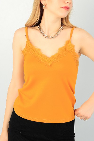 Hardal Dantelli Yaka Bayan Atlet 68568