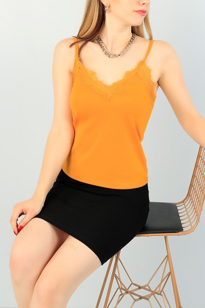 Hardal Dantelli Yaka Bayan Atlet 68568