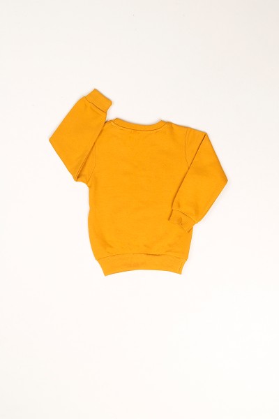Hardal Dırt Track Baskılı Şardonlu Erkek Çocuk Sweat 80958