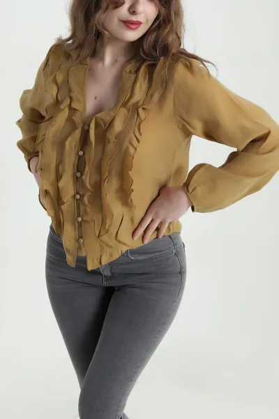 hardal-firfirli-tencel-kadin-gomlek-447696