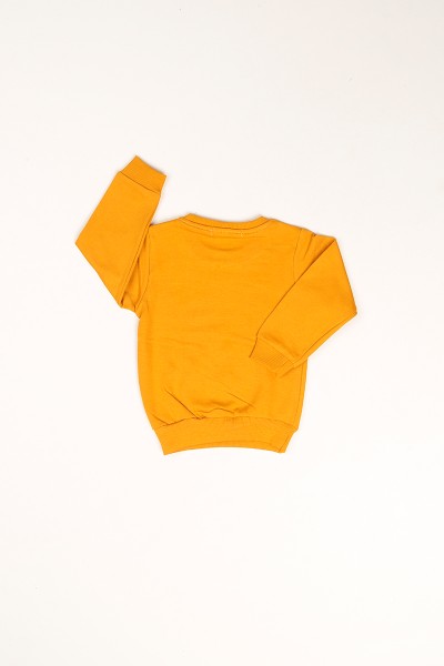Hardal İçi Şardonlu BaskI Detay Erkek Çocuk Sweat 80952