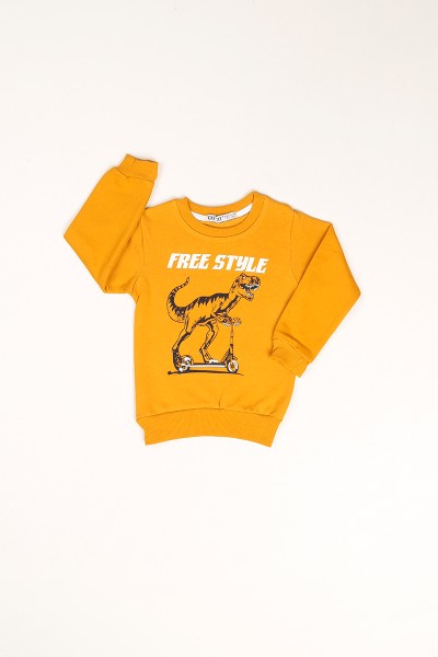 hardal-ici-sardonlu-free-baskili-erkek-cocuk-sweat-80964